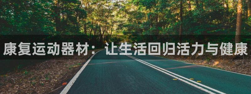 征途国际娱乐代理怎么样：康复运动器材：让生活回归活力